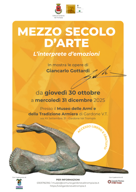 Mezzo secolo d’arte. L’interprete d’emozioni. Giancarlo Gottardi
